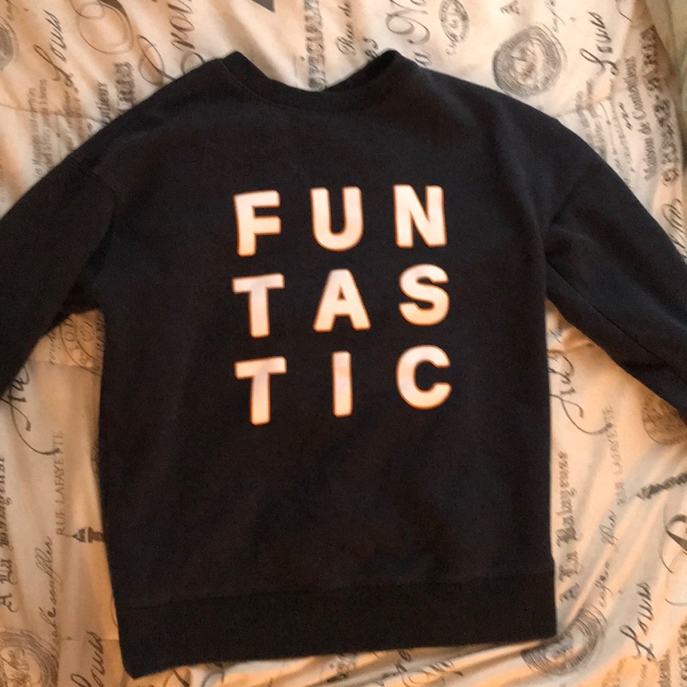 Dark blue long sleeved sweatshirt, rarely worn